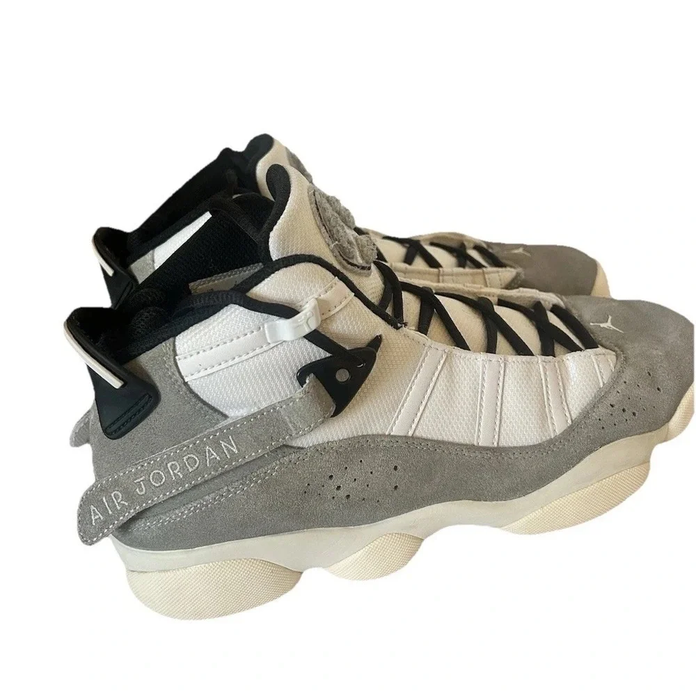 Nike Air Jordan Men's 6 Rings Smoke‎ Gray Size 10 FJ4650-077 Basketball Sport